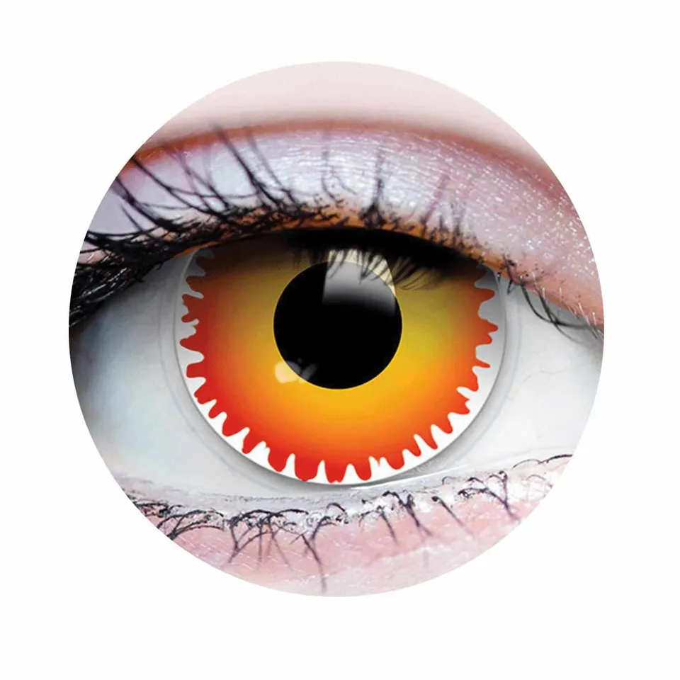 PRIMAL Pennywise lentilles orange jaune sans correction clown