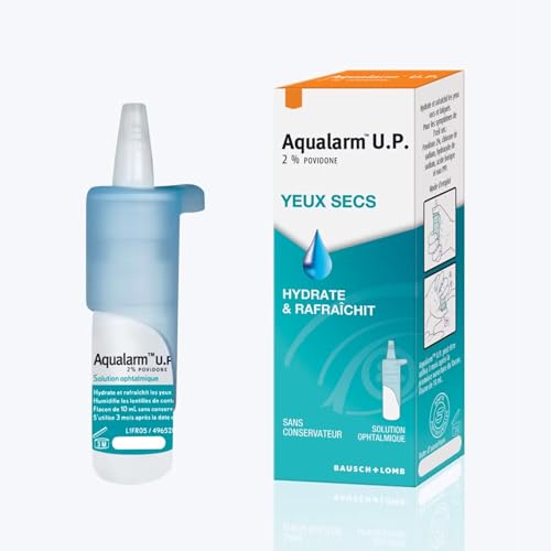 Aqualarm U.P. gouttes yeux secs povidone 10 ml