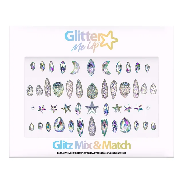 PRIMAL Glitter Me Up Mix & Match bijoux visage strass
