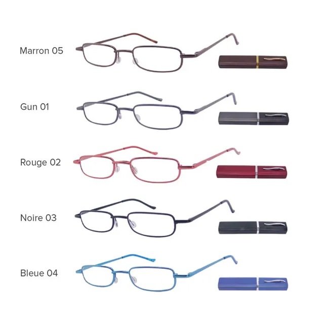 JHB RM3301 lunettes loupe +3.00 branches flex noires