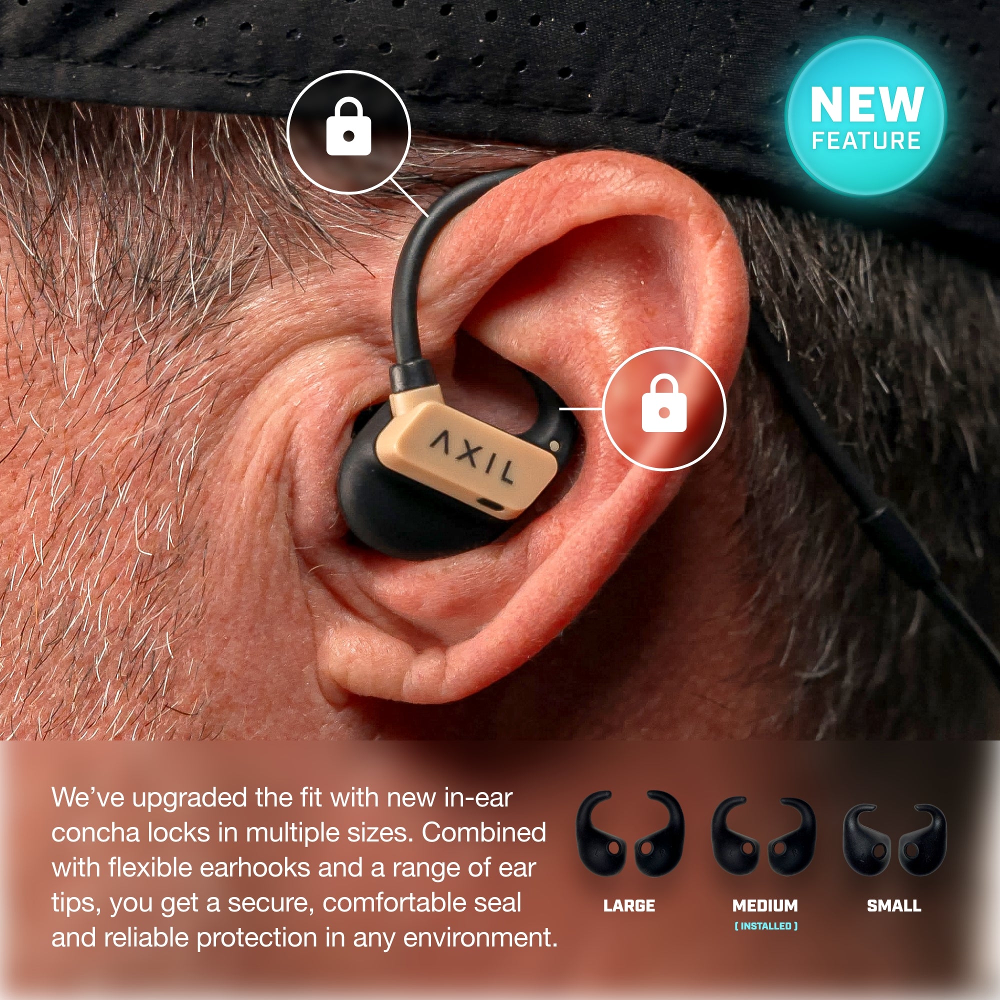 AXIL GS Extreme 3.0 bouchons oreilles électroniques