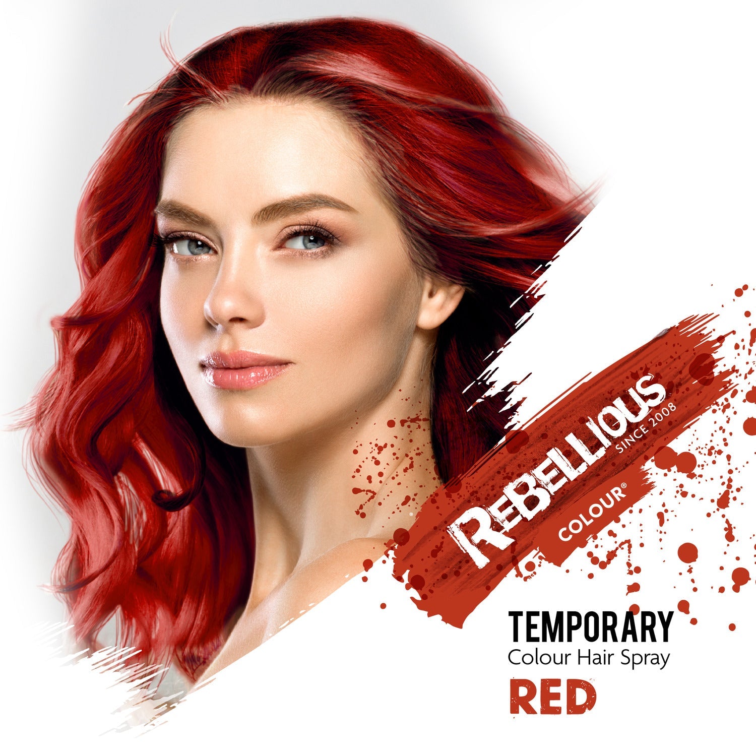 Primal Rebellious Red spray cheveux coloré rouge 125ml lavable