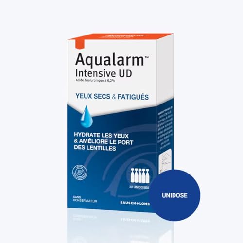 AQUALARM Intensive UD gouttes yeux 30 unidoses hyaluronique