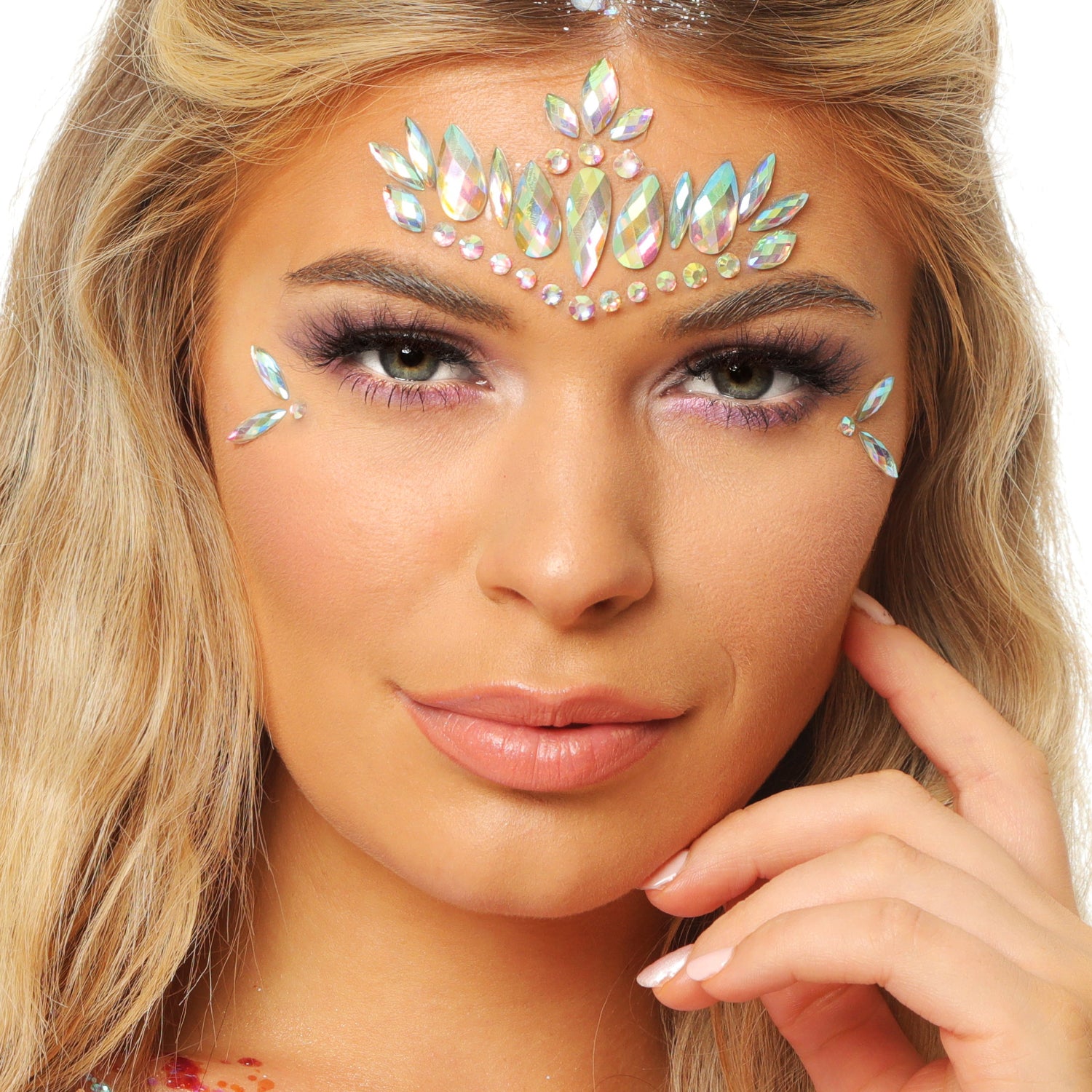 Glitter Me Up Crown Jewels bijoux visage strass