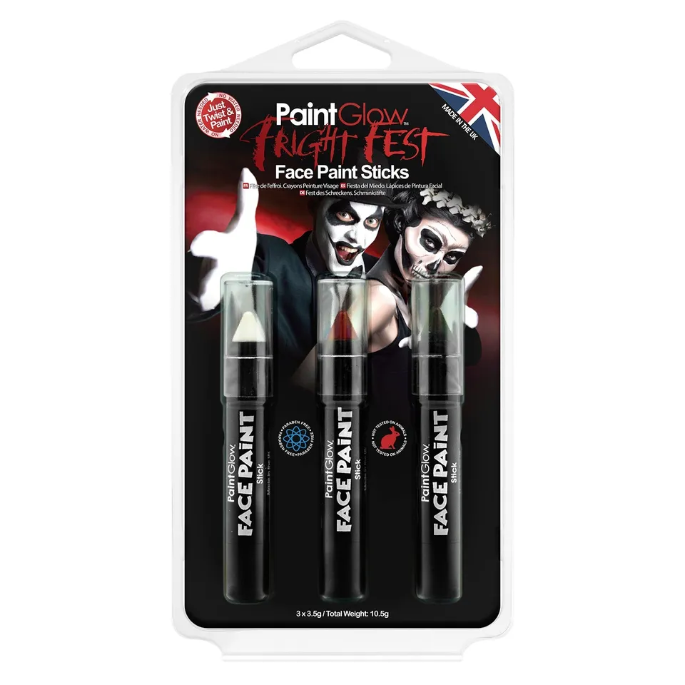 PRIMAL Fright Fest sticks maquillage faux sang 3 couleurs