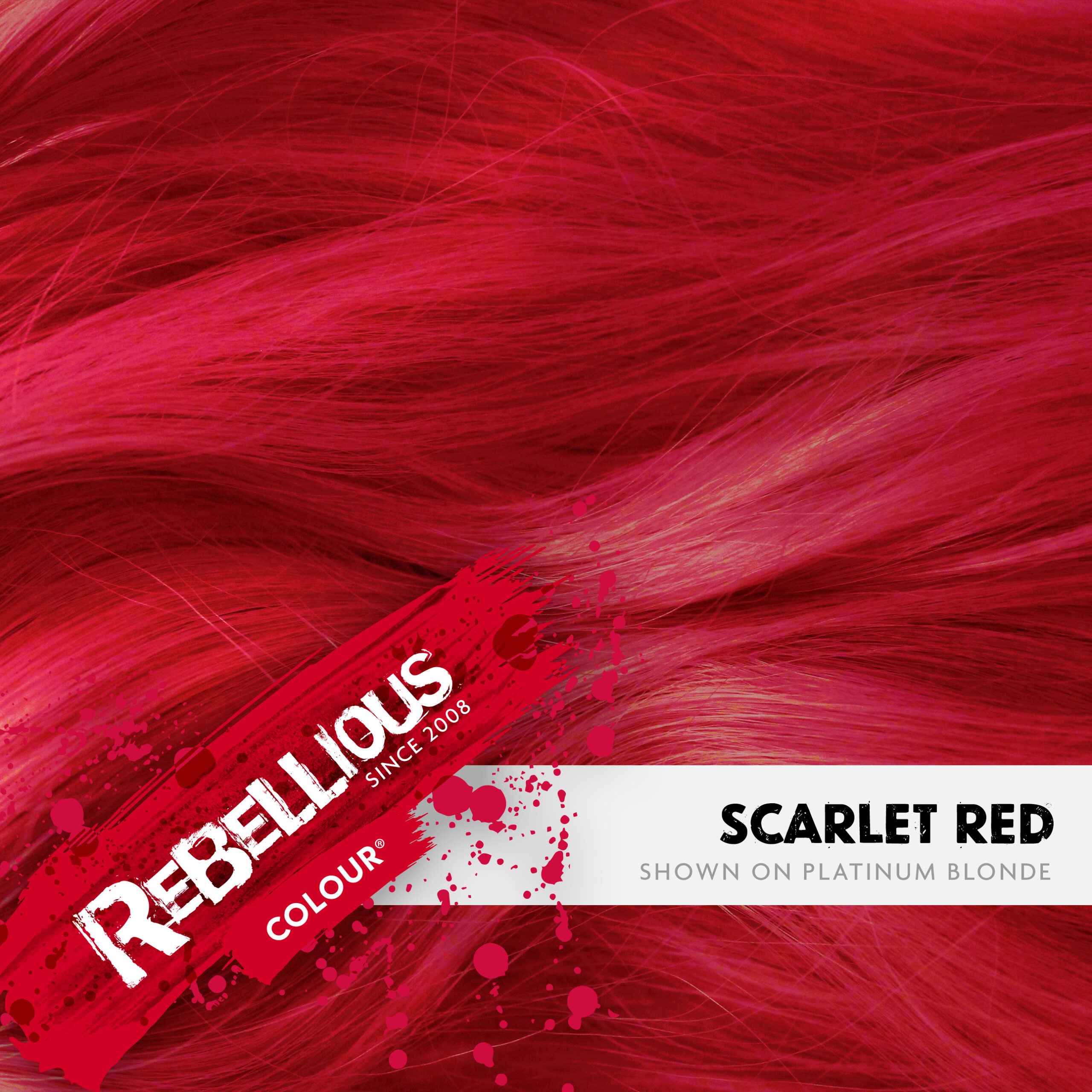 Rebellious Scarlet Red coloration semi-permanente 100ml rouge