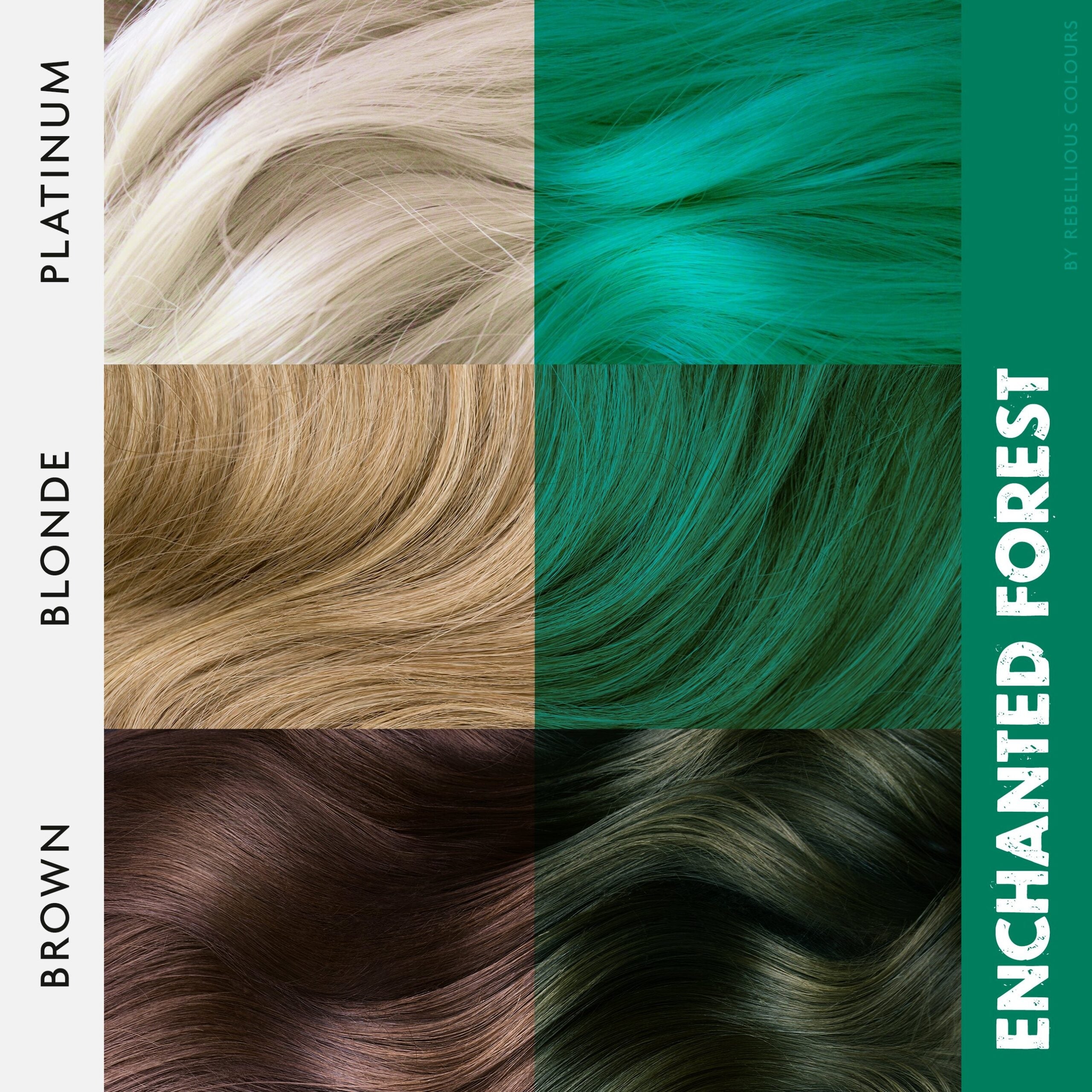 PRIMAL Rebellious Enchanted Forest coloration semi-permanente 100ml verte