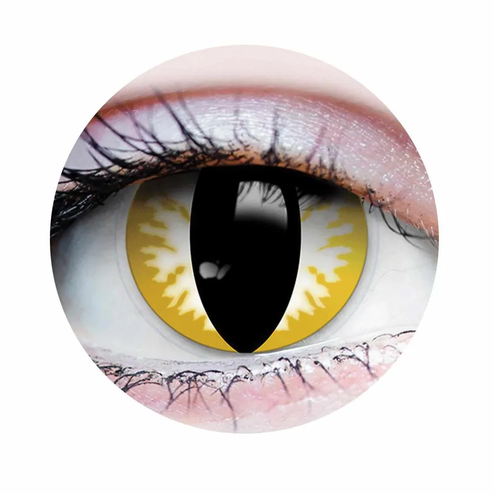 PRIMAL Thriller lentilles contact jaunes œil félin