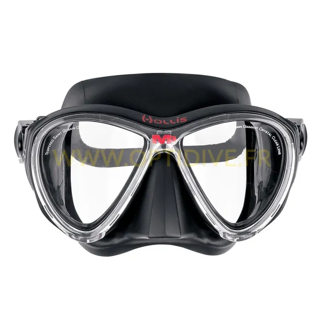 Hollis M3 masque de plongée verre Ultra-Clear