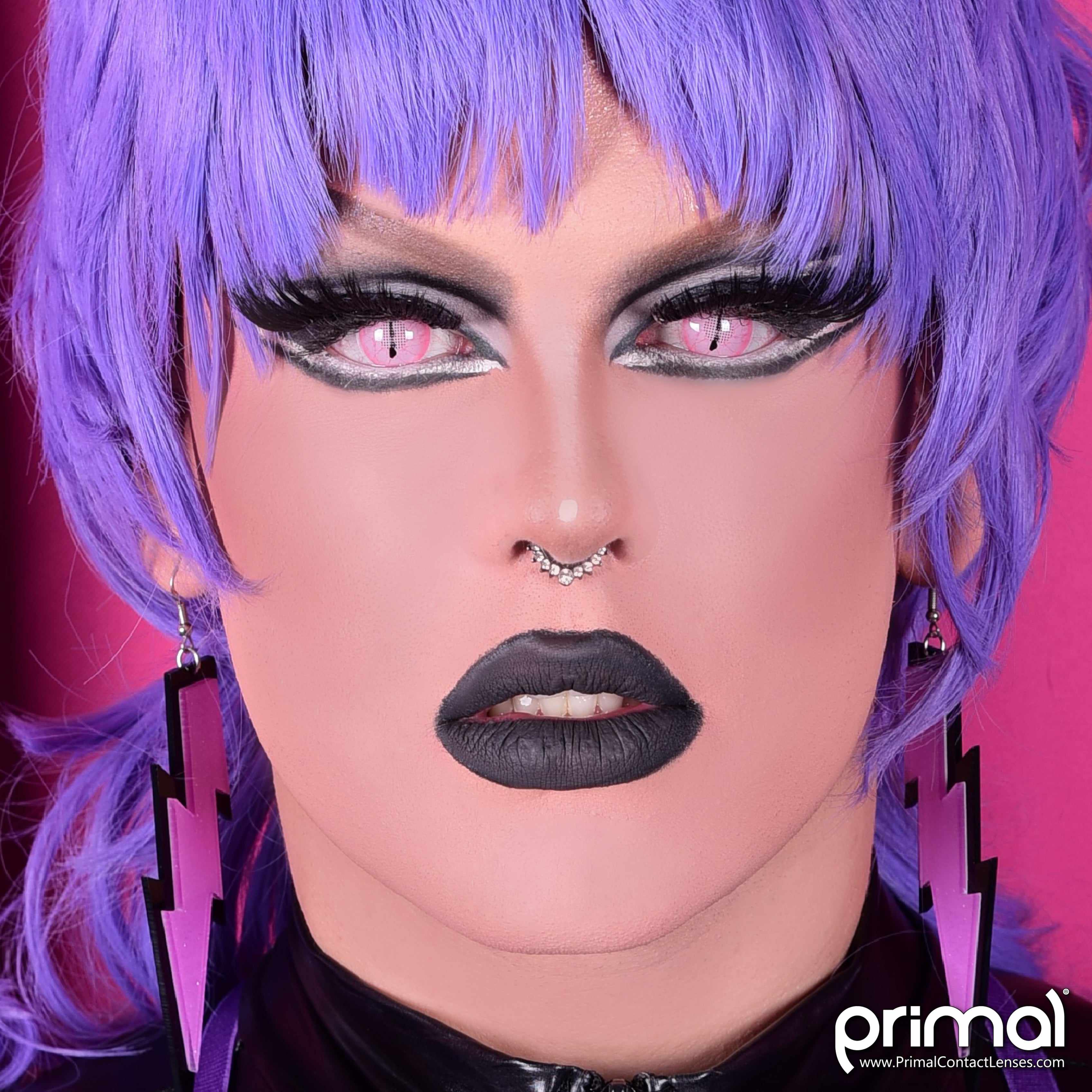 PRIMAL Slayer lentilles cosplay roses
