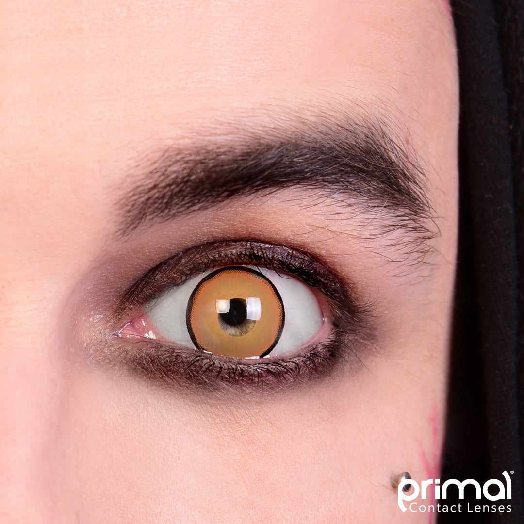 PRIMAL Villain lentilles jaunes contour sombre