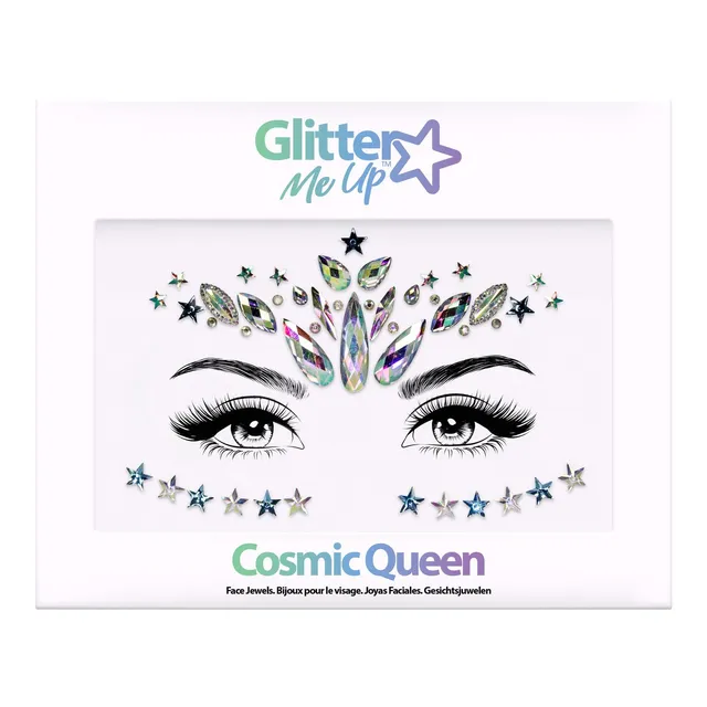 Primal Glitter Me Up Cosmic Queen bijoux visage réutilisables
