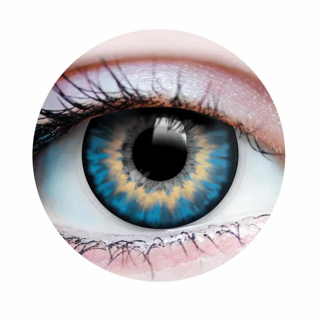 PRIMAL Sunrise Sapphire lentilles bleues 14,2 mm naturelles