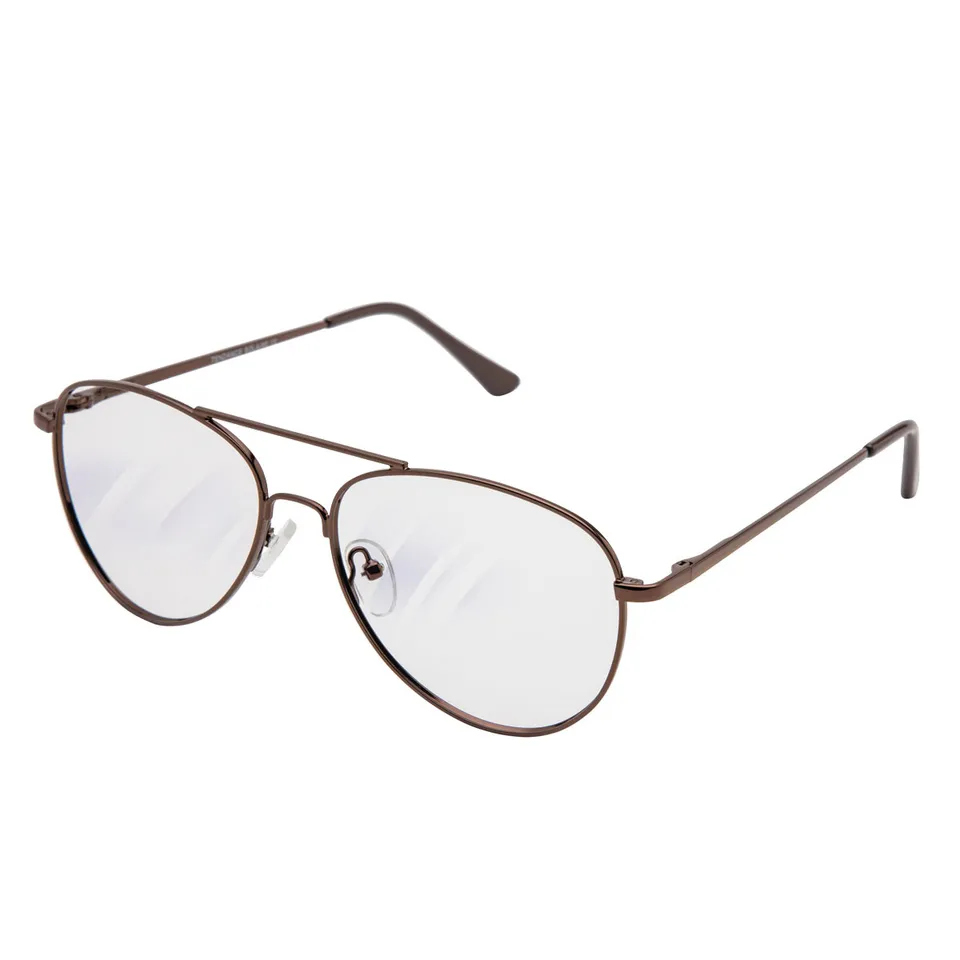JHB Réf 100mbb lunettes anti lumière bleue marron 56-15