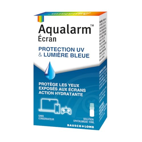 Aqualarm Écran collyre yeux secs 10ml lumière bleue