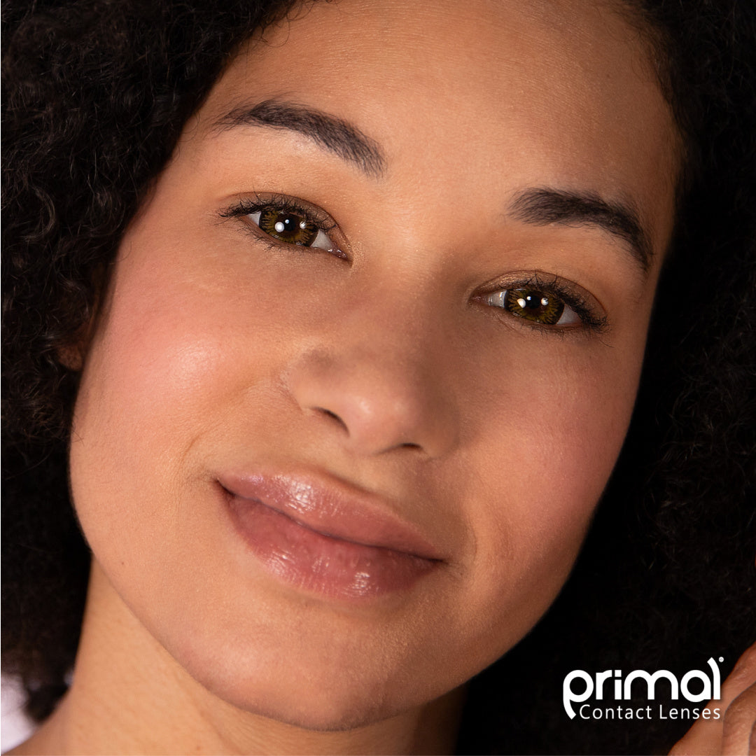 Primal Temptress Chestnut lentilles marron miel 14.5 mm