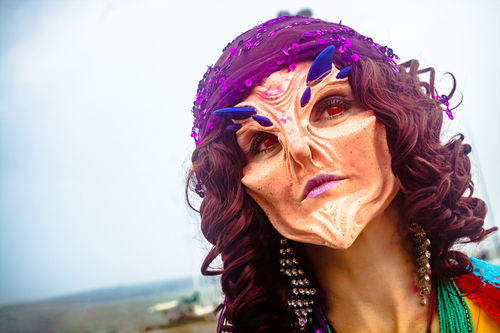 PRIMAL X-Ray lentilles cosplay rouges effet aveugle
