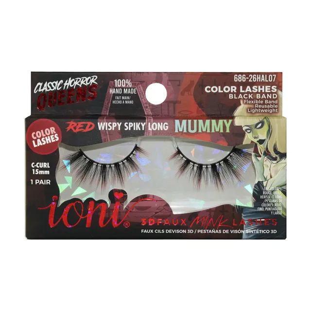 Ioni Spiky Long Mummy faux cils Queen Horror 07