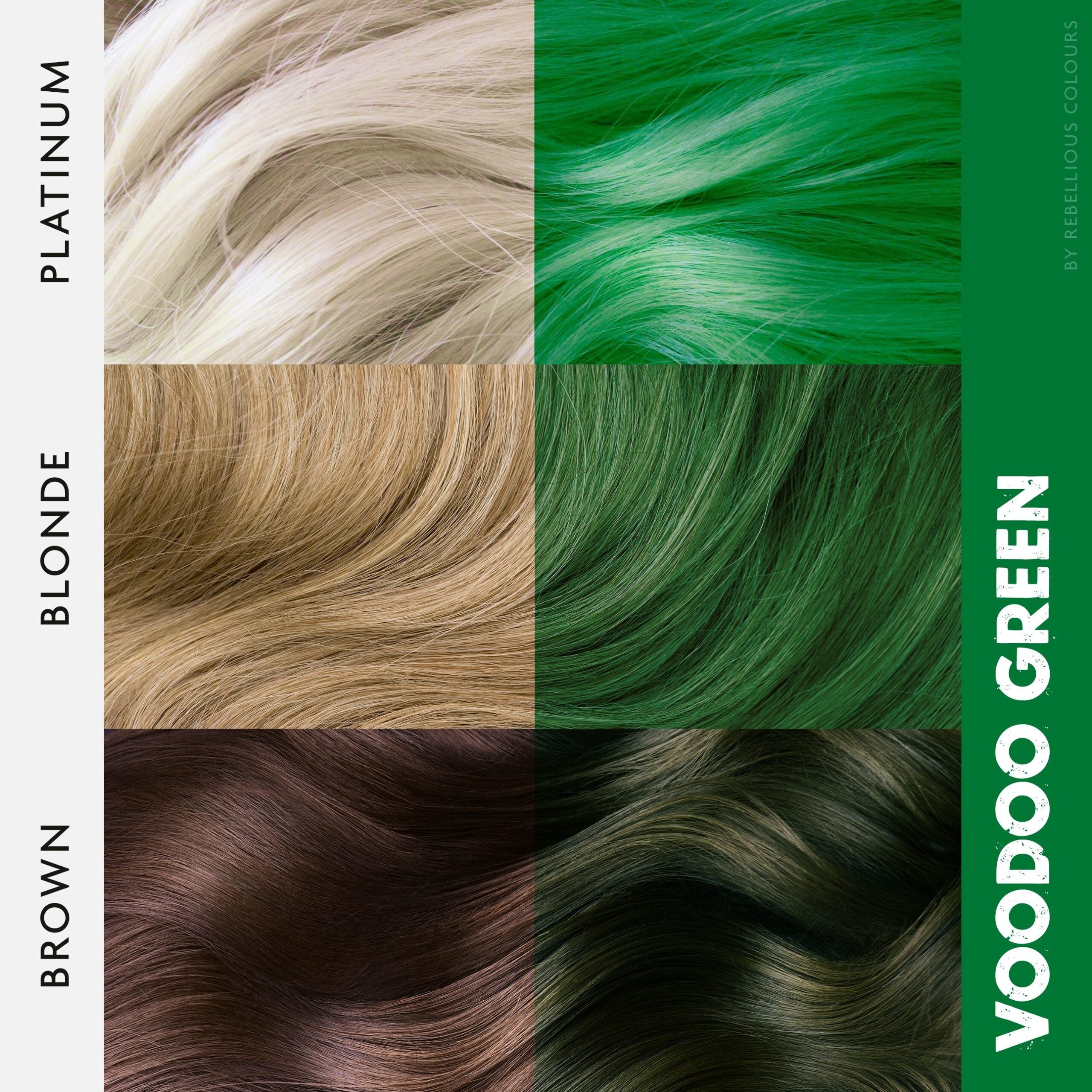 PRIMAL Rebellious Voodoo Green coloration 100ml vert