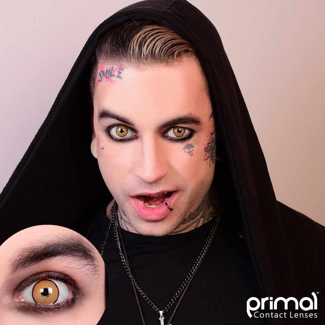 PRIMAL Villain lentilles jaunes contour sombre