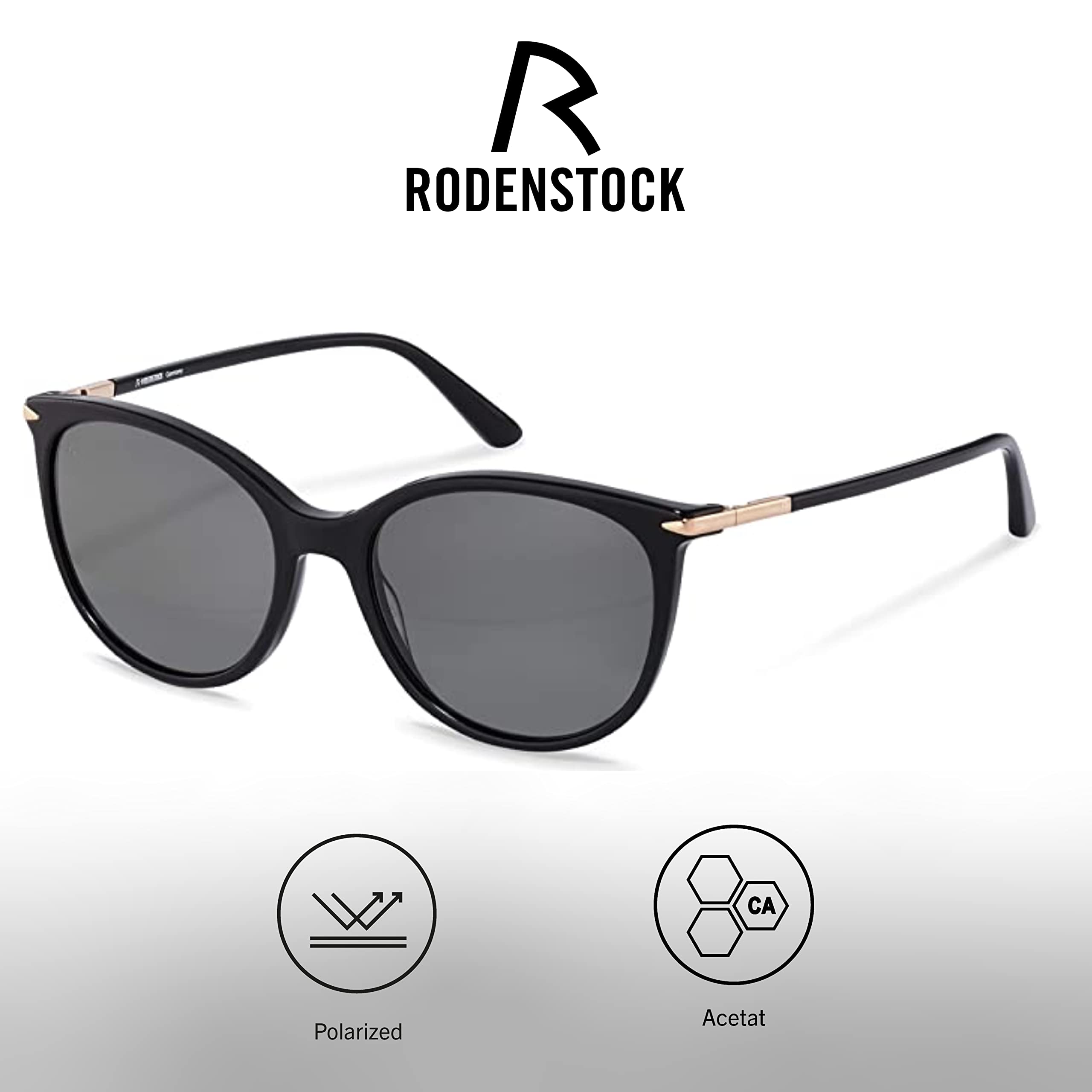 Rodenstock Classica Sun R3322 lunettes de soleil rose gold rondes