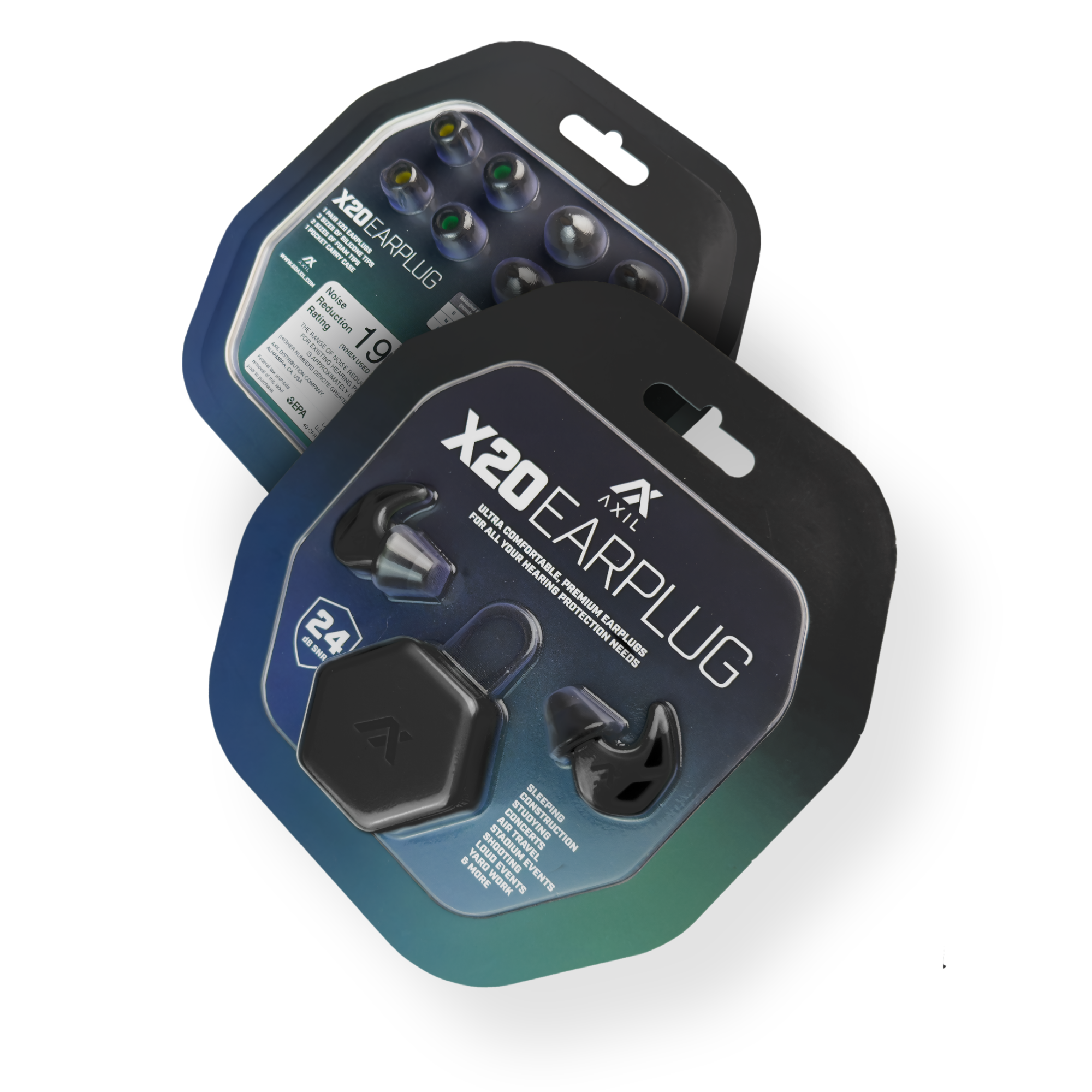 Axil X20 bouchons d'oreilles protection auditive