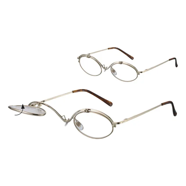 JHB 8904 lunettes de maquillage métal doré verres basculants