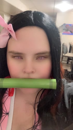 PRIMAL Slayer lentilles cosplay roses