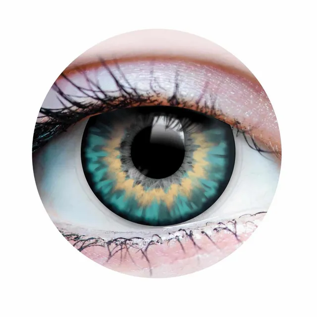 Primal Sunrise Turquoise lentilles couleur vert naturel