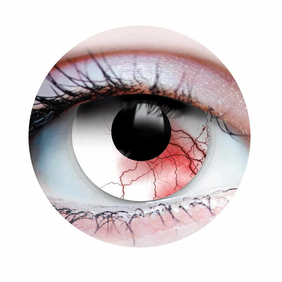 PRIMAL Undead lentilles blanches zombie cosplay