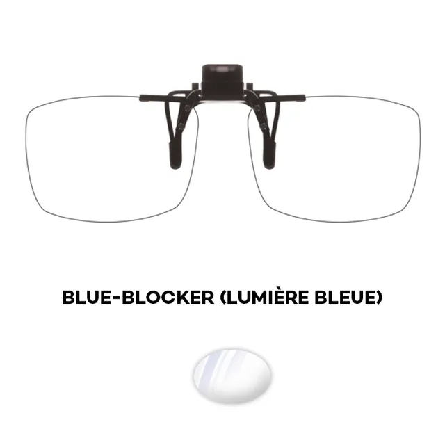 JHB Fastclip 132BB relevable anti-lumière bleue