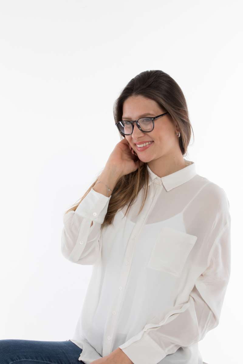 JHB 103bb lunettes anti-lumière bleue noires 49-20