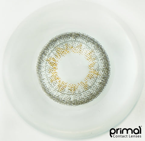 PRIMAL Sunrise Ash lentilles de contact grises miel 3 tons