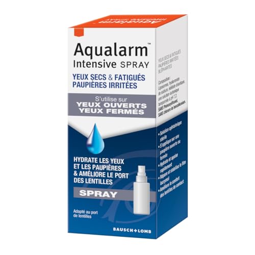 Aqualarm Intensive spray yeux secs 10 ml paupière fermée