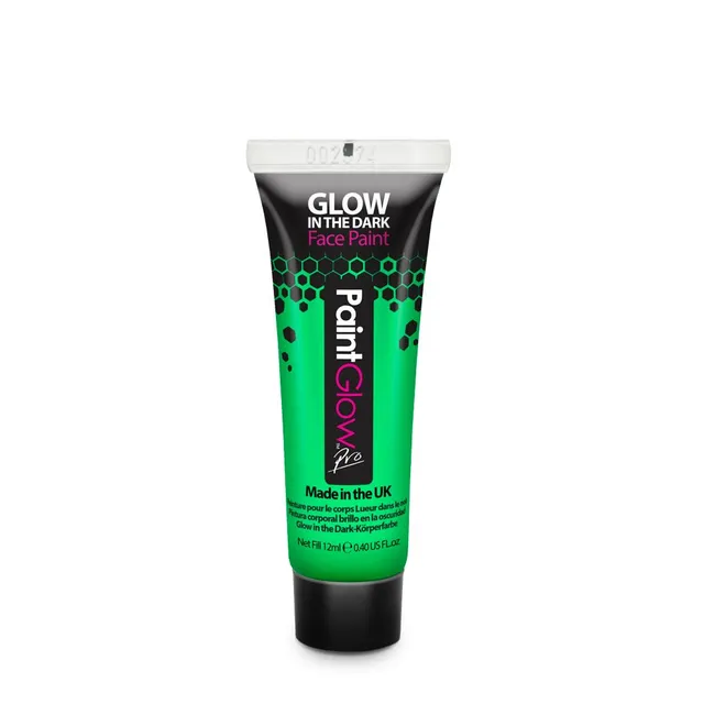 PRIMAL PaintGlow UV Glow peinture visage verte 12ml phosphorescente