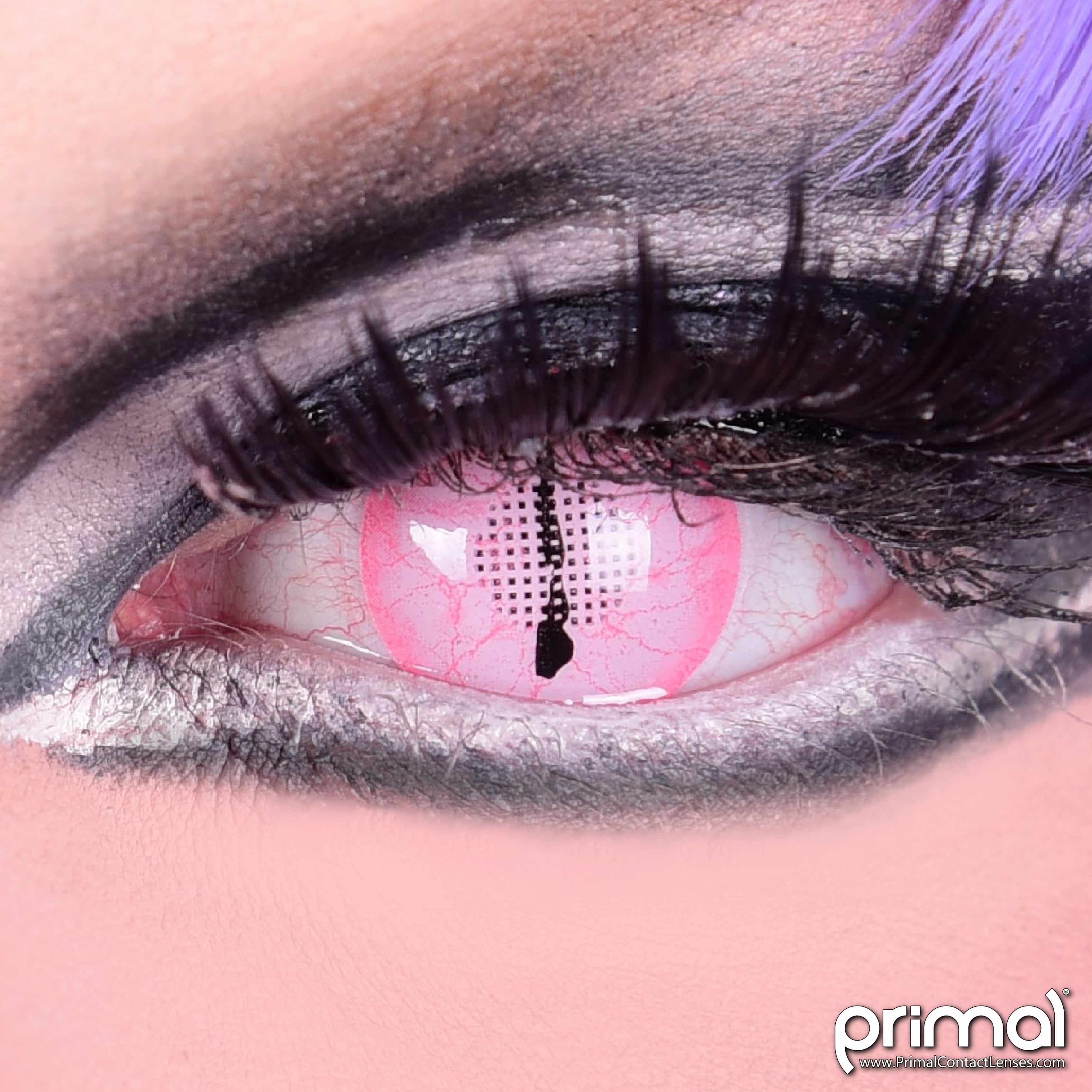 PRIMAL Slayer lentilles cosplay roses
