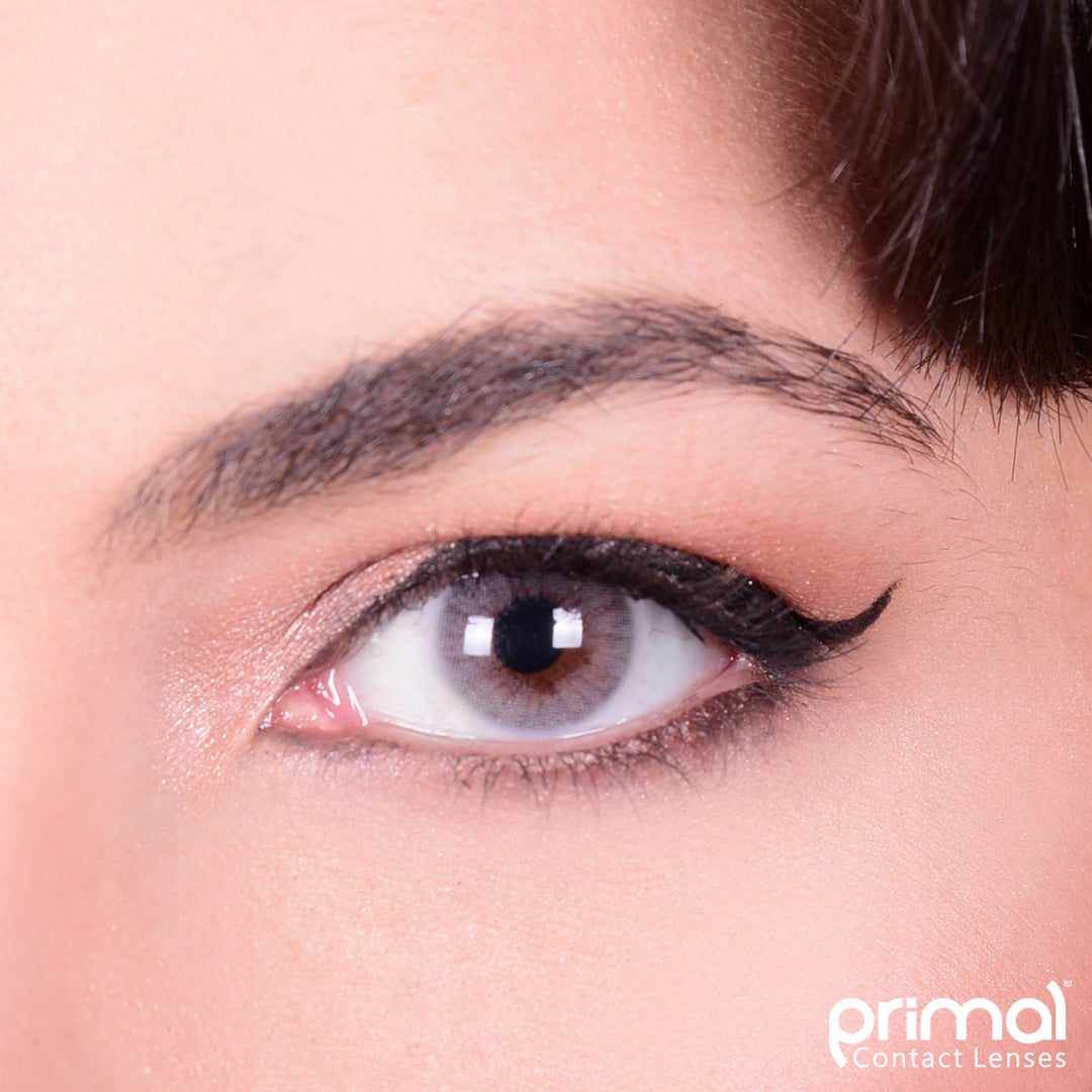 PRIMAL Pure Ash lentilles grises pastel sans correction