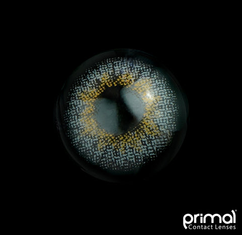 PRIMAL Sunrise Ash lentilles de contact grises miel 3 tons