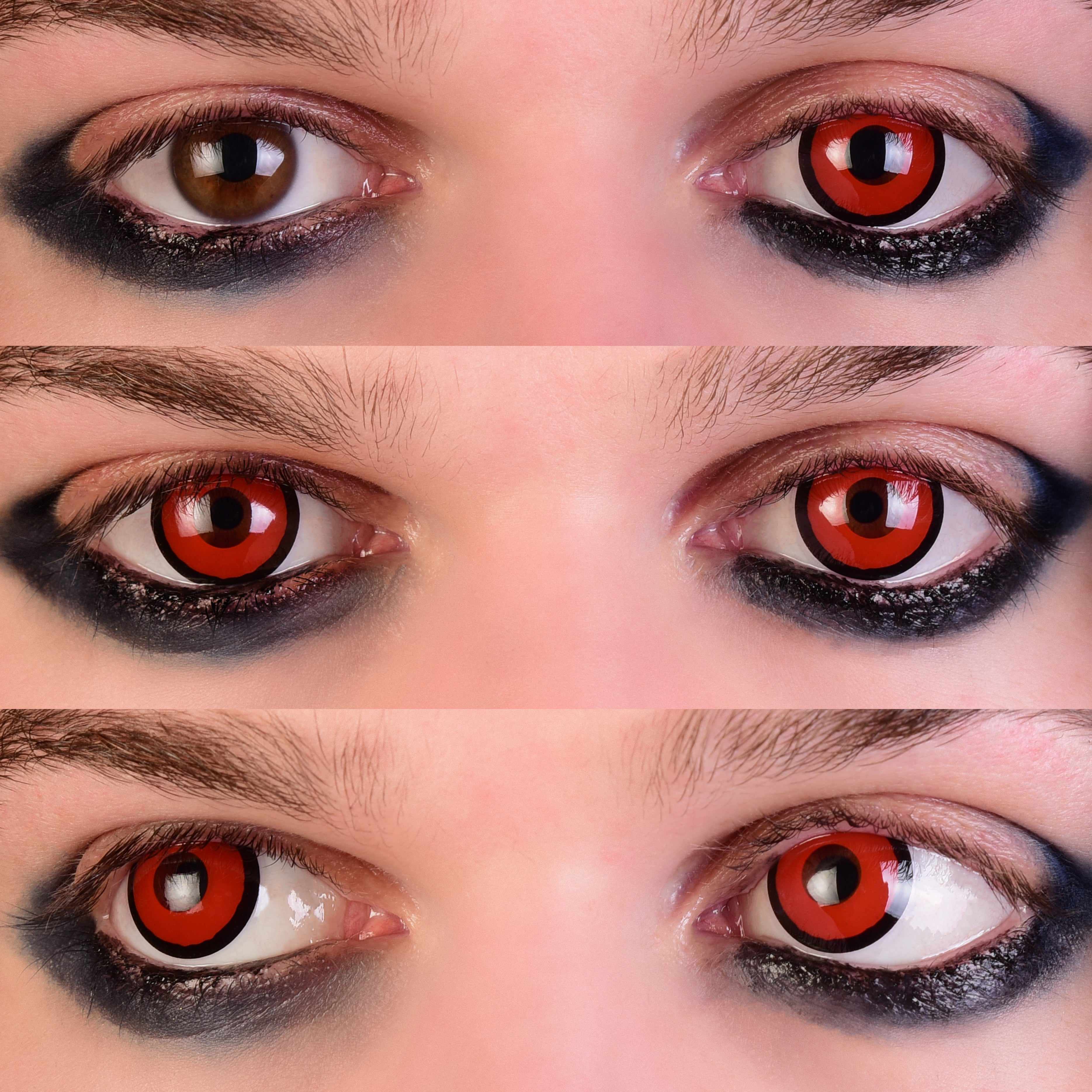 PRIMAL Blood Eyes lentilles contact rouges vampire anneau noir