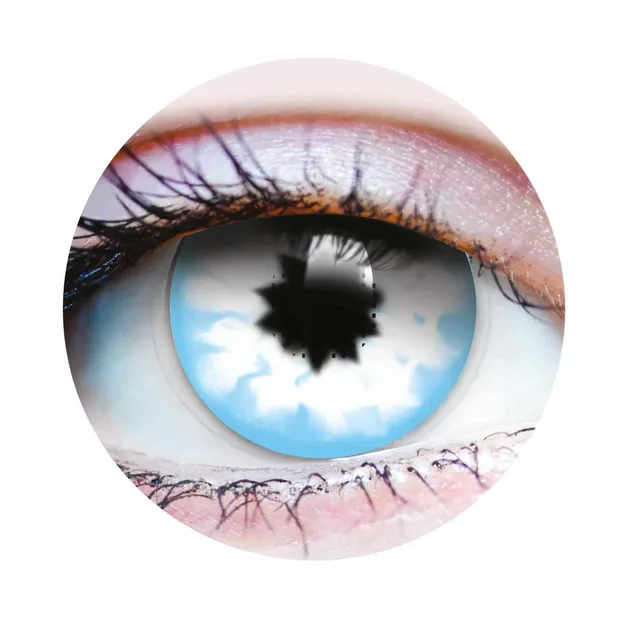 PRIMAL Night King lentilles de contact cosplay blanc bleu