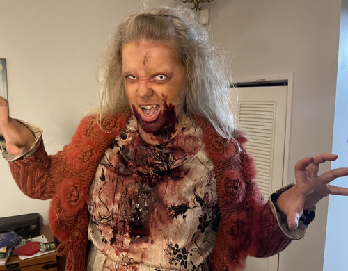PRIMAL Undead lentilles blanches zombie cosplay