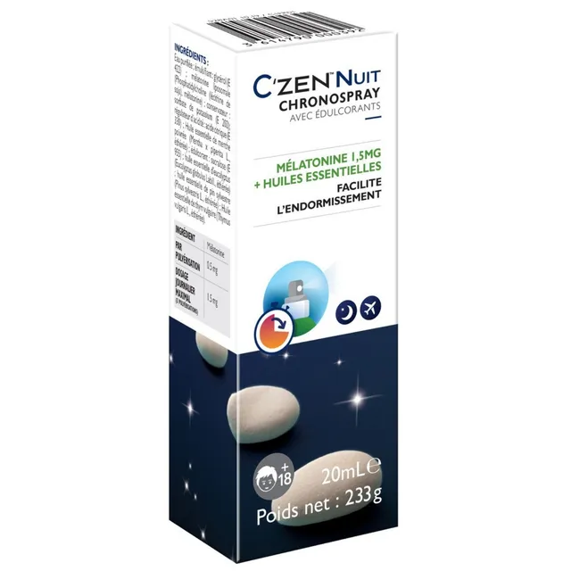 C’Zen Nuit chronospray sommeil 100 pulvérisations nuit