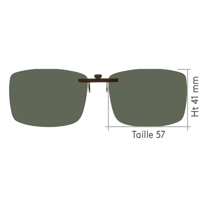 JHB Tinyclip 266S clip solaire polarisé cat.3 taille 57