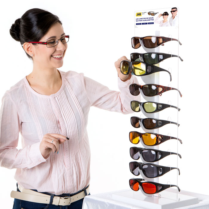 JHB présentoir surlunettes optique comptoir