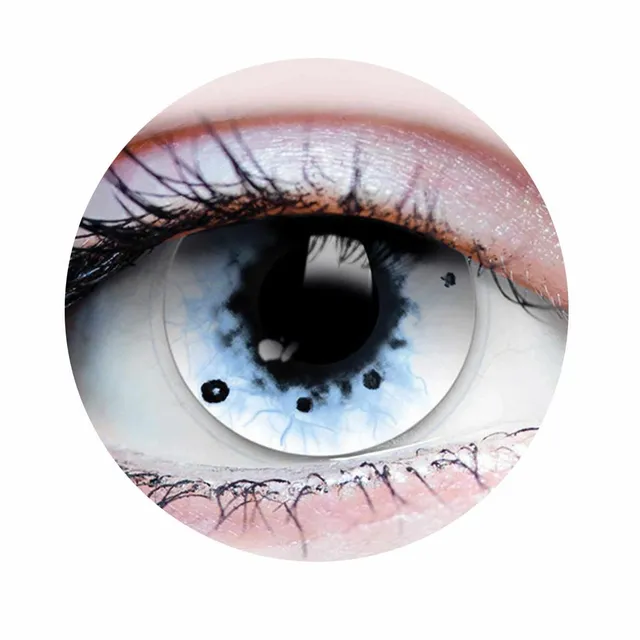 PRIMAL Wraith I lentilles fantaisie blanches bleues