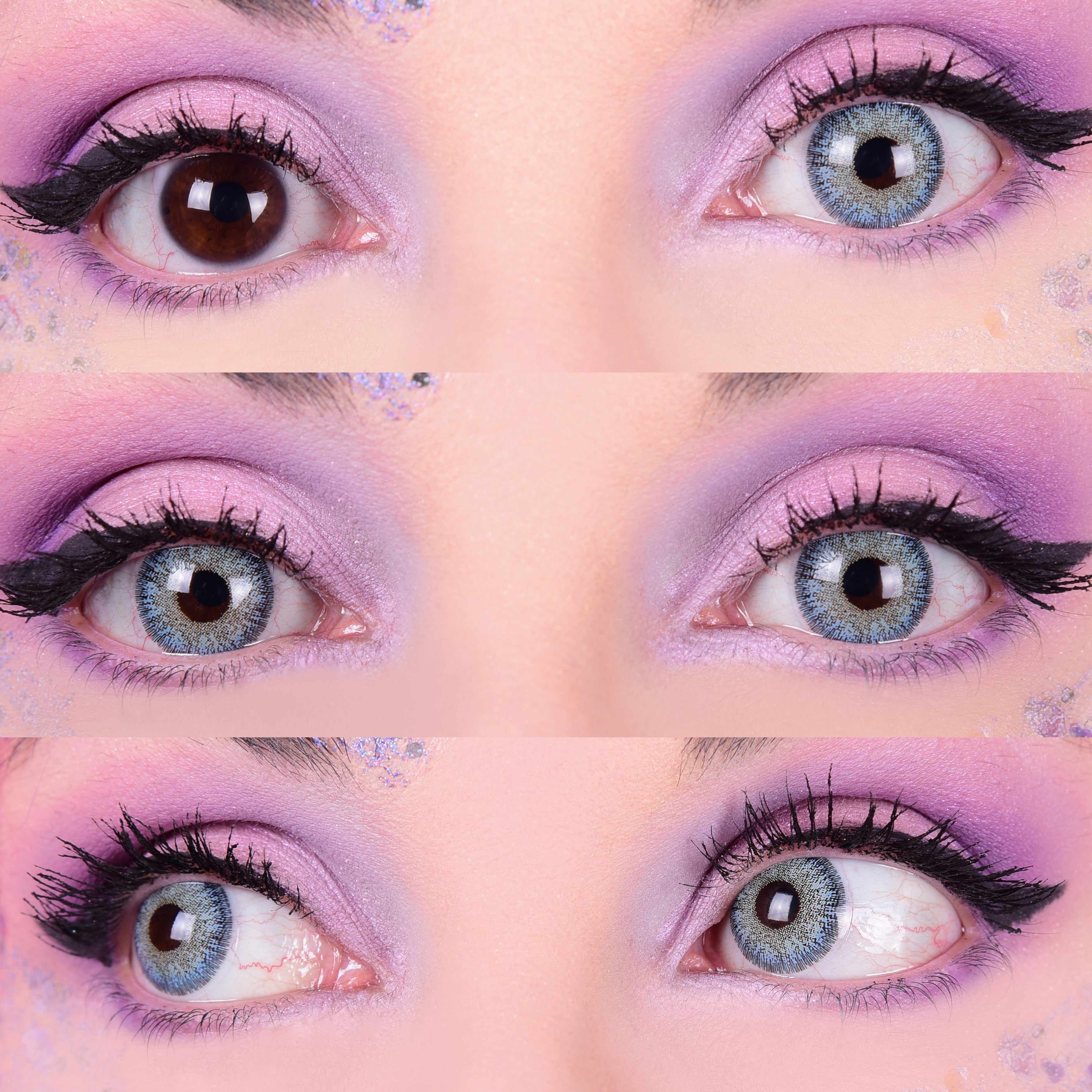 PRIMAL Dream Ocean lentilles bleues 14 mm opaques