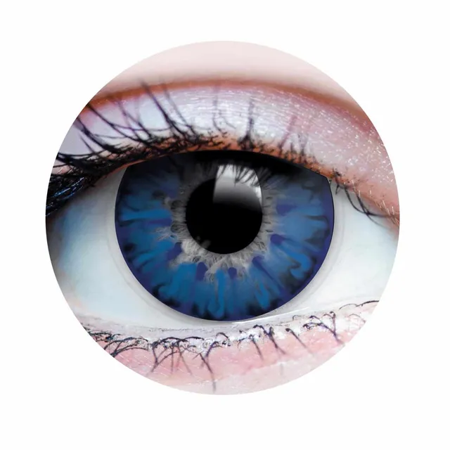 PRIMAL Enchanted Azure lentilles bleues saturées