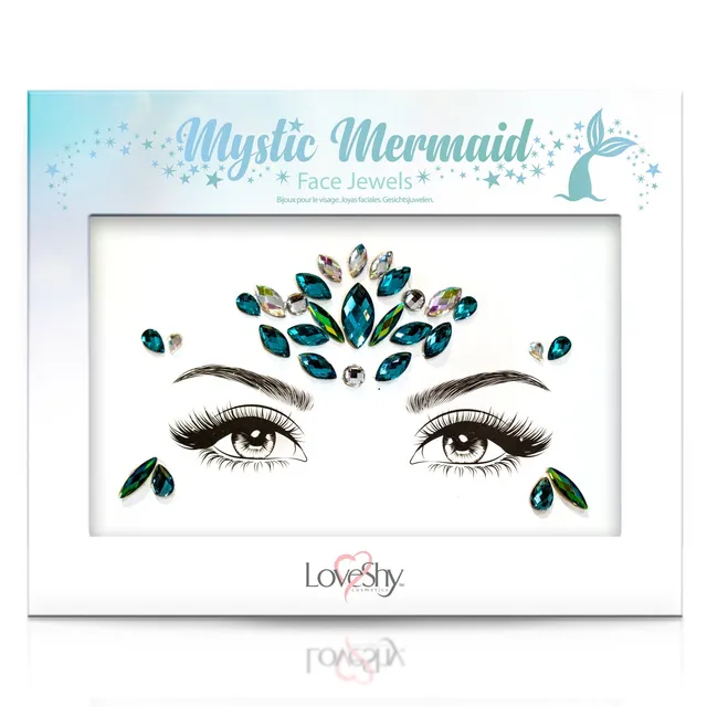 PRIMAL Glitter Me Up Mystic Mermaid strass visage réutilisable
