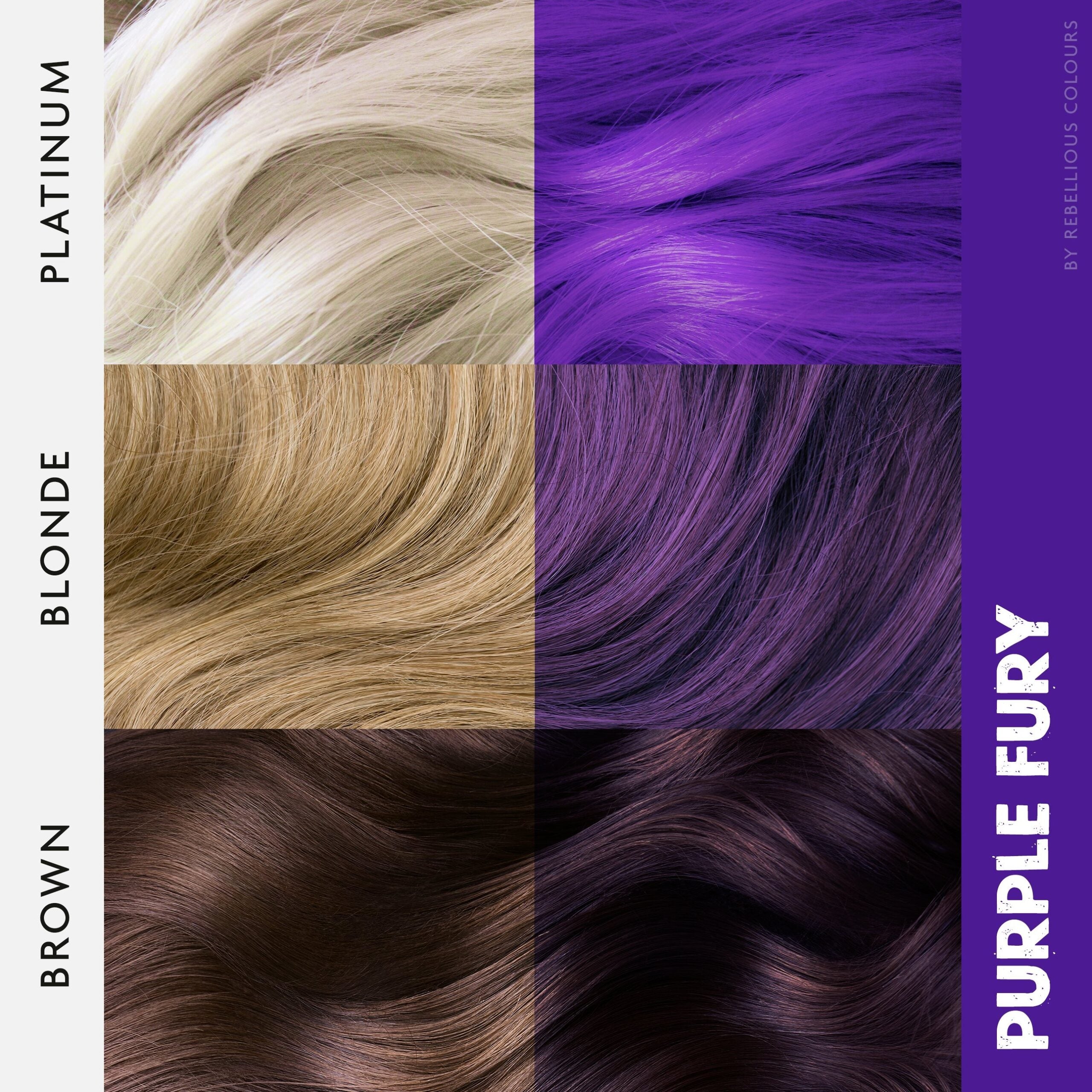 Rebellious Purple Fury coloration violette semi-permanente 100ml