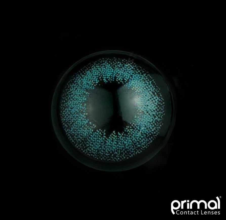 PRIMAL Celestial Ocean lentilles bleues turquoise